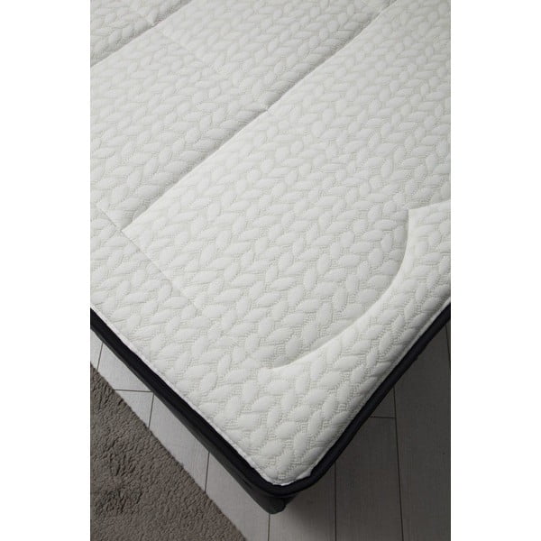 Sötétkék ágyneműtartós boxspring ágy 160x200 cm Sonata – Kalune Design-image-4