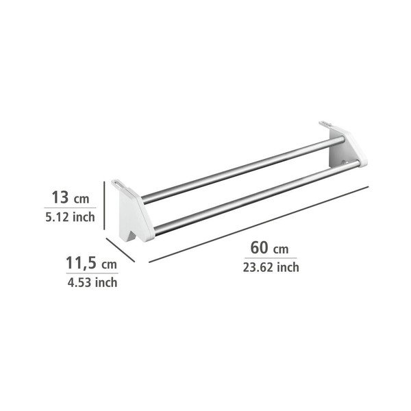 Ezüstszínű függő ruhaszárító 1 m Twin – Wenko-image-3