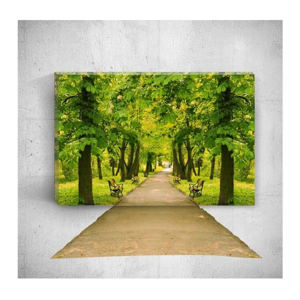 Park Road 3D fali kép, 40 x 60 cm - Mosticx
