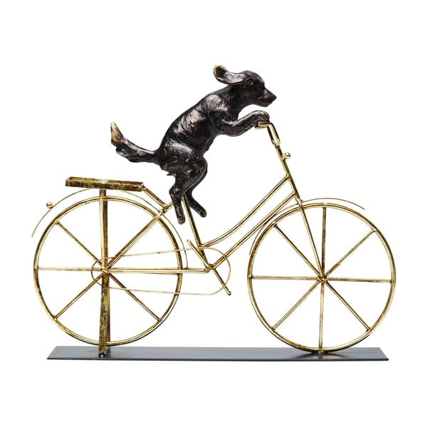 Fém szobor Dog with Bicycle – Kare Design