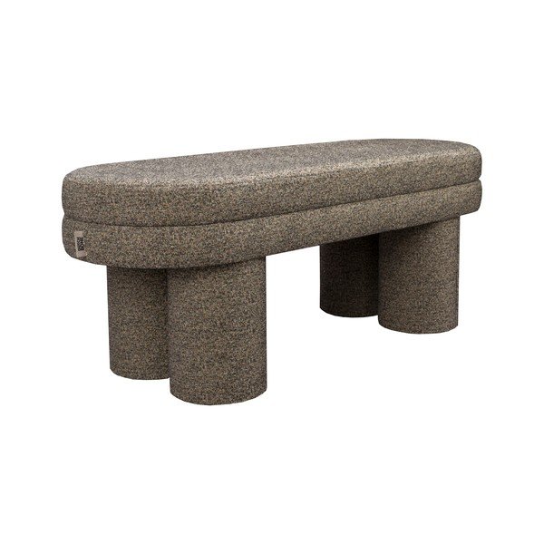 Barna buklé pad Fern – Dutchbone-image-2