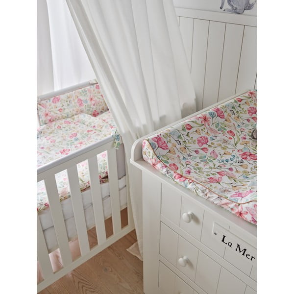 Floral pelenkázó alátét - Pinio-image-2