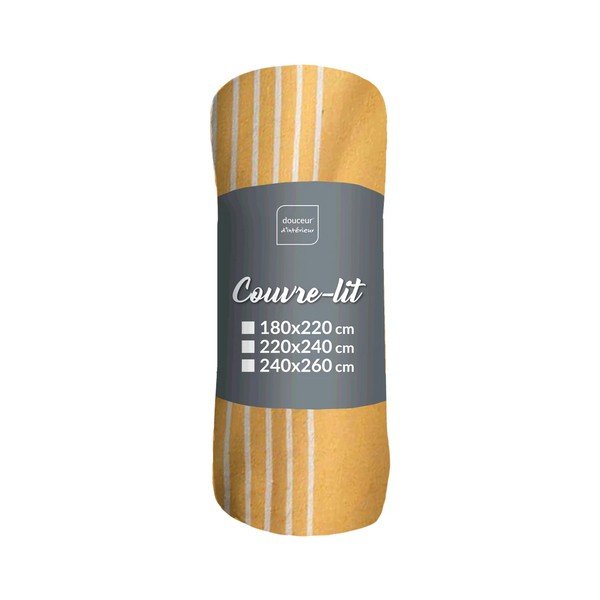 Sárga ágytakaró 220x240 cm Adele – douceur d'intérieur
