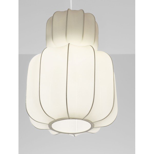 Matt fehér textil függőlámpa ø 28 cm Delina – Nova Luce-image-2