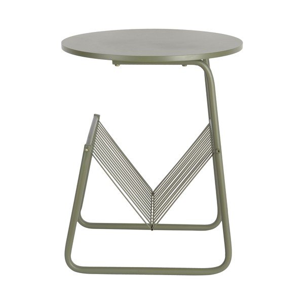 Fém kerek tárolóasztal ø 40 cm Riqueza Revista – Leitmotiv-image-3