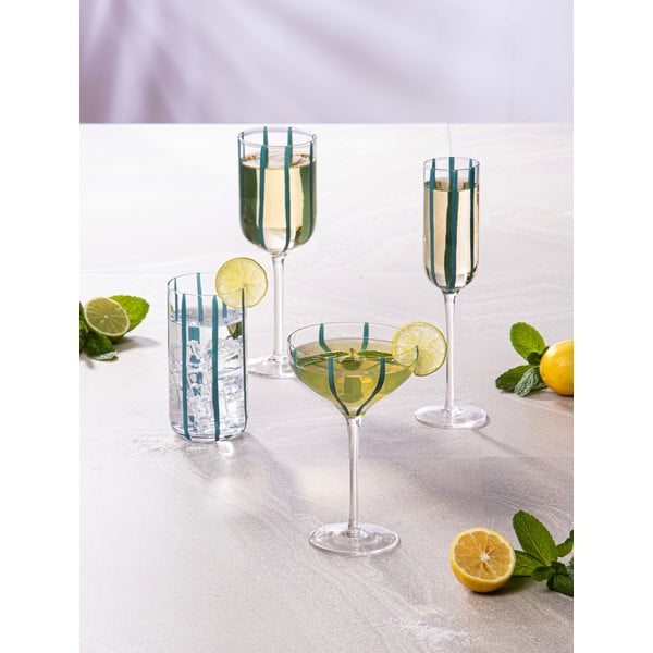 Pohár szett 4 db-os 450 ml Stripe – Ladelle-image-1