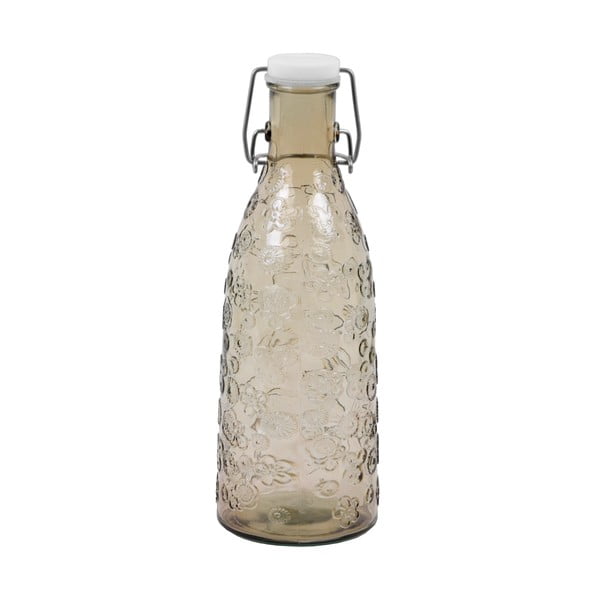 Flora barna váza újrahasznosított üvegből, 950 ml - Ego Dekor