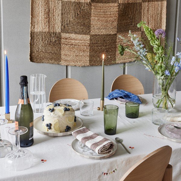 Üveg kézzel készített váza (magasság 24 cm) Kuki – OYOY Living Design-image-1