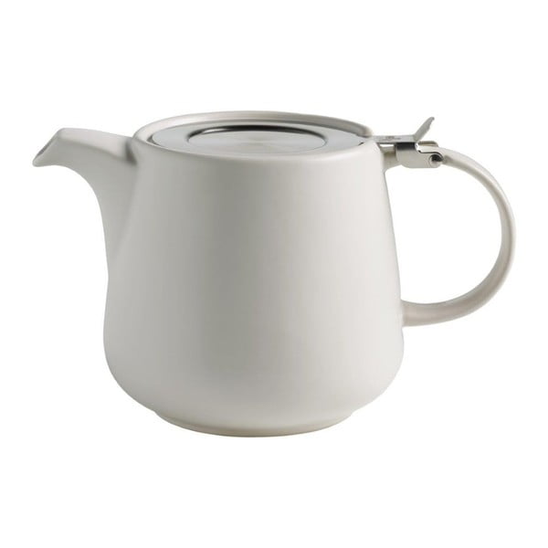 Tint fehér kerámia teáskanna szűrővel a tealevelekre, 1,2 l - Maxwell & Williams