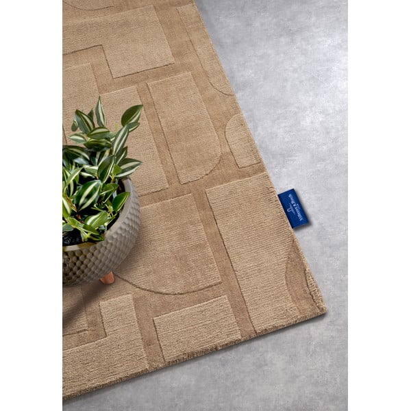 Bézs kézi szövésű gyapjú futószőnyeg 80x250 cm Alexis – Villeroy&Boch-image-2