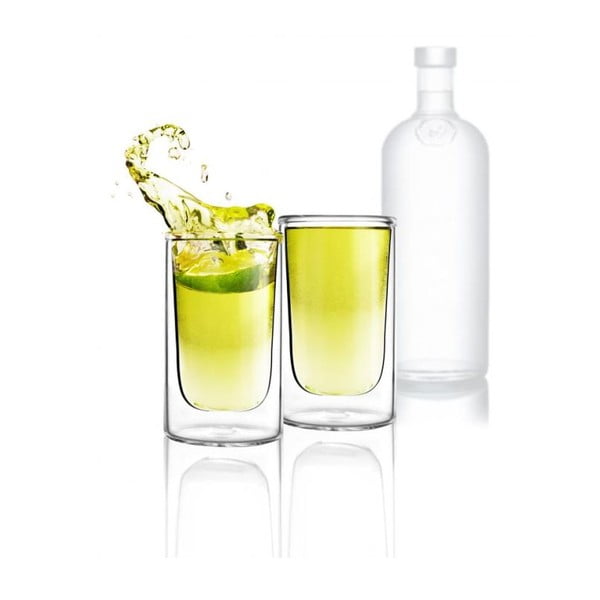 Amo Shot 2 darab duplafalú csésze, 50 ml - Vialli Design-image-1
