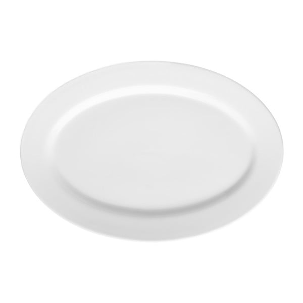 Simplicity fehér porcelán tányér, 36 x 25 cm - Price & Kensington