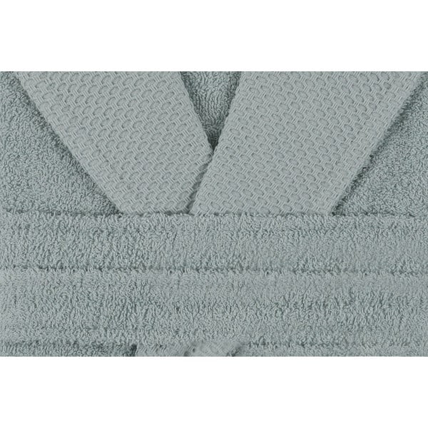 Mentazöld pamut fürdőköpeny M Cappa – Foutastic-image-3