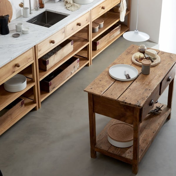 Barna agyagkerámia szervírozó tál Redonda – Costa Nova-image-2