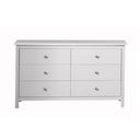 Fehér borovi fenyő alacsony komód 130x80 cm Berna – Marckeric