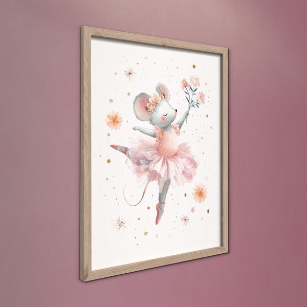 Gyerek kép 30x40 cm Mouse Ballerina – Styler-image-3