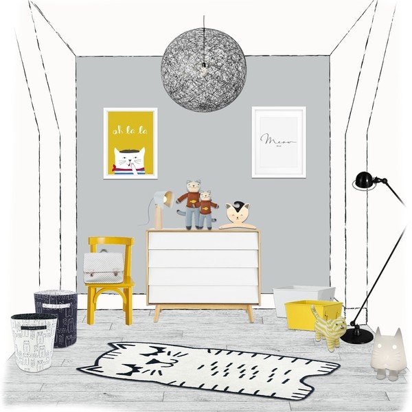 Charlie gyerekszőnyeg, 80 x 150 cm - Nattiot-image-1