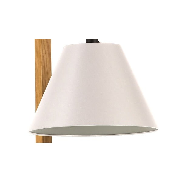 Eigen fehér állólámpa, natúr fa szerkezettel - Woodman-image-3