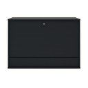 Fekete bortartó szekrény 89x61 cm Mistral 004 - Hammel Furniture
