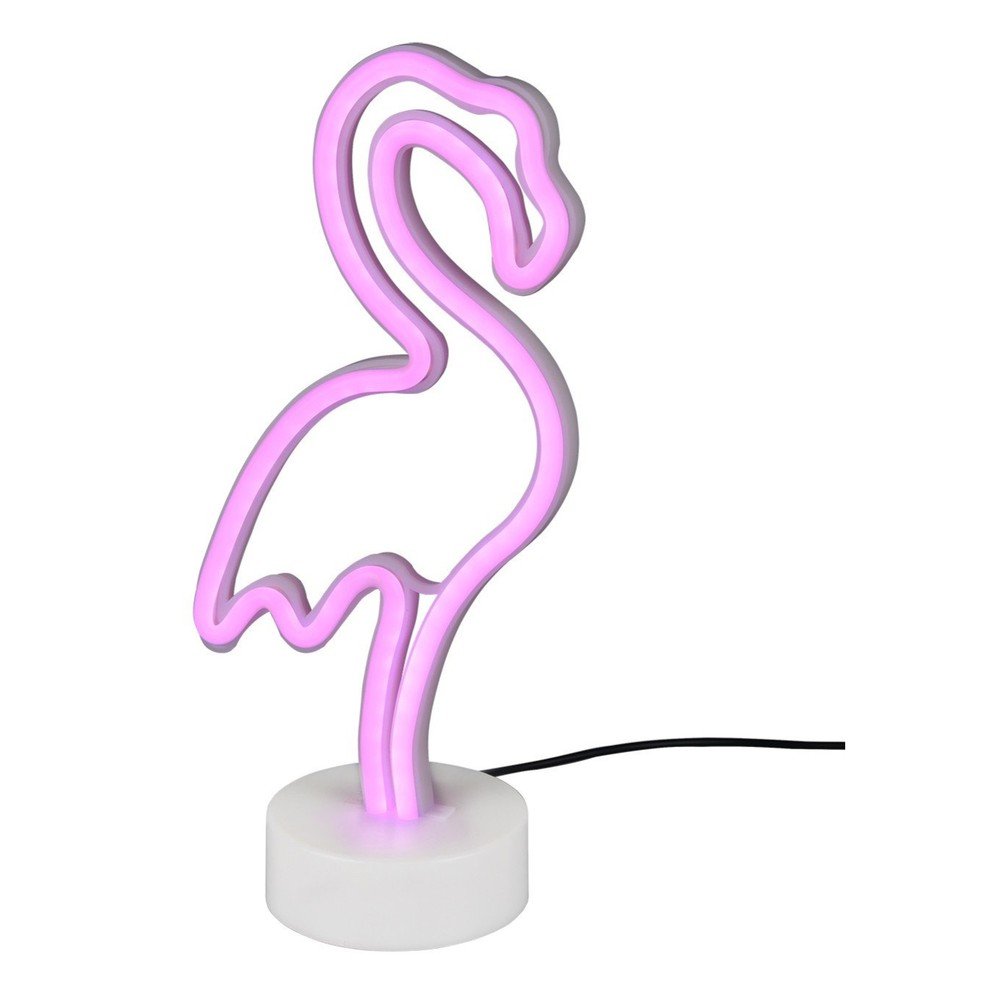 Fehér LED asztali lámpa (magasság 29 cm) Flamingo Reality
