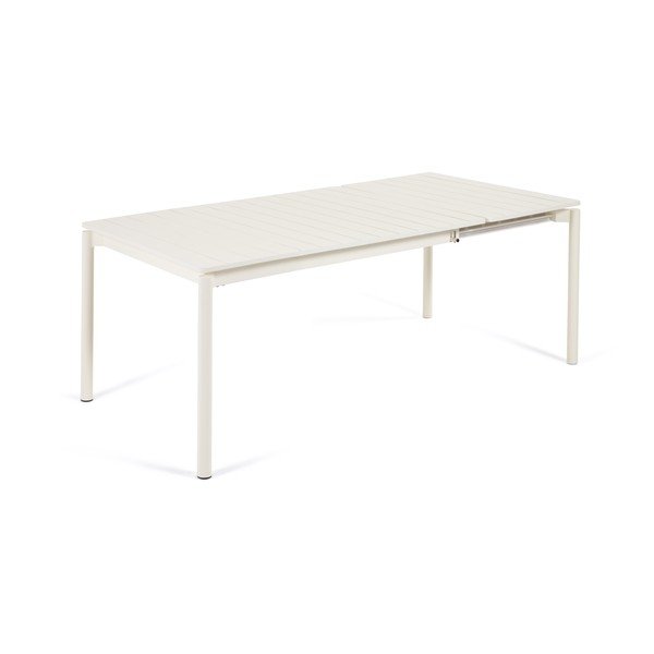 Zaltana fehér alumínium kerti asztal, 140 x 90 cm - Kave Home-image-2