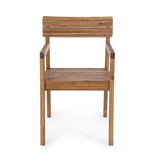 Natúr színű tömörfa kerti szék Rodano – Bizzotto-image-2