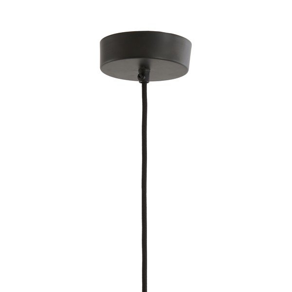 Borvörös függőlámpa textil búrával ø 12 cm Verita – Light & Living-image-4