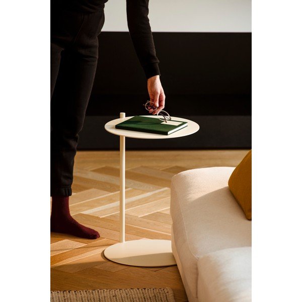 Acél kerek tárolóasztal 41x40 cm Ande – noo.ma-image-4