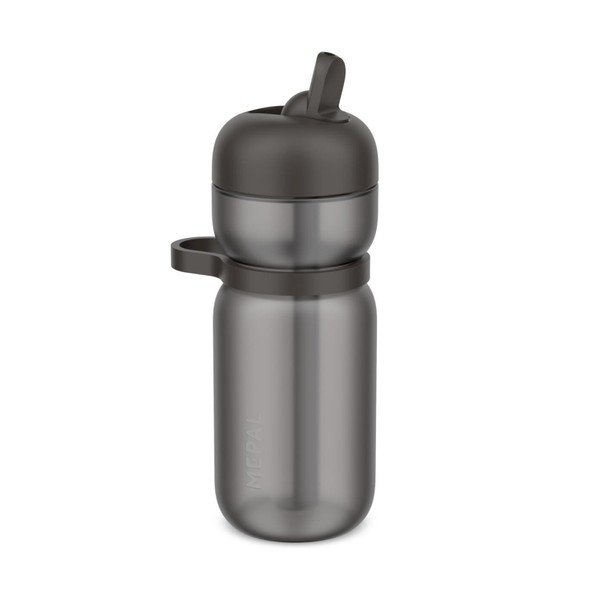 Antracitszürke műanyag ivópalack 600 ml Active – Mepal