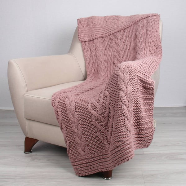 Tuti rózsaszín takaró, 130 x 170 cm