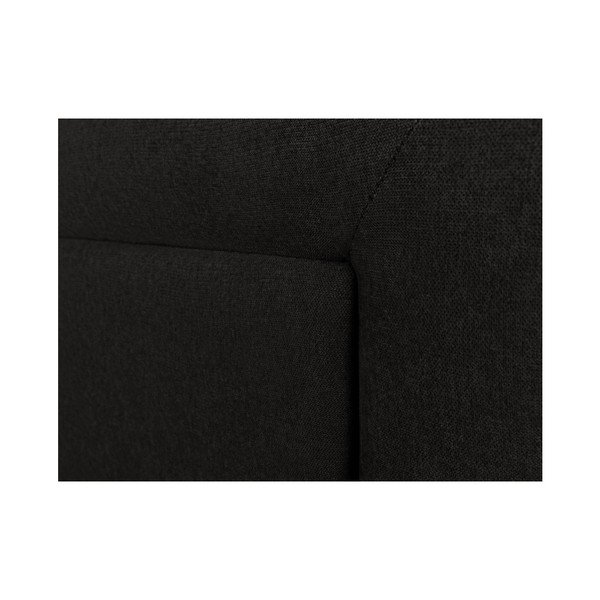 Ancona fekete ágytámla, 140 x 120 cm - Mazzini Sofas-image-2