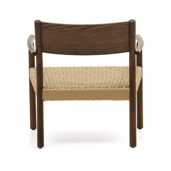 Natúr színű fotel Yalia – Kave Home-image-4