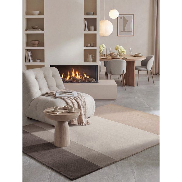 Barna-krémszínű gyapjú szőnyeg 160x230 cm Edmund – Villeroy&Boch-image-1
