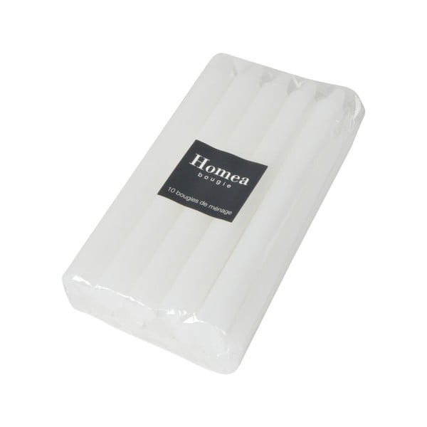 Gyertya készlet 10 db-os, égési idő 7 ó – Homéa-image-1