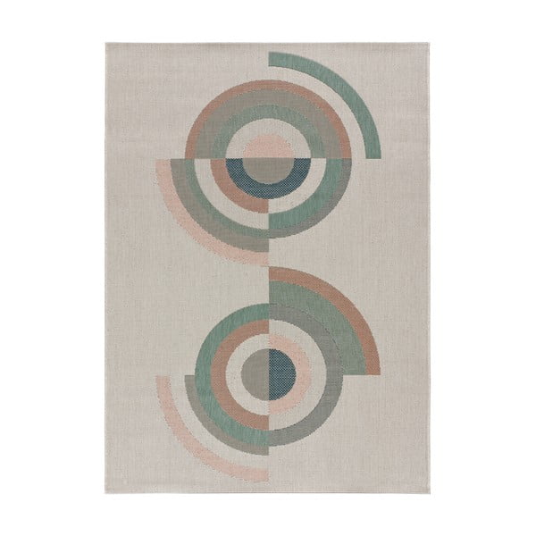 Krémszínű kültéri szőnyeg 155x230 cm Breno – Universal