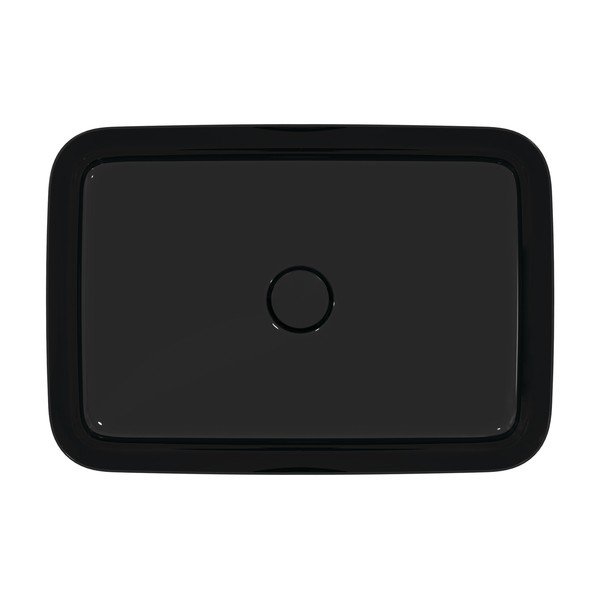 Fényes fekete kerámia mosdókagyló 55x38 cm Ipalyss – Ideal Standard-image-2