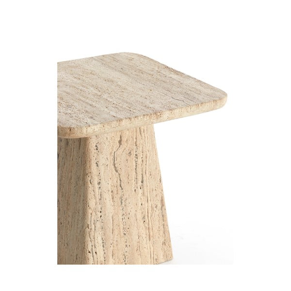 Tárolóasztal kő asztallappal 45x45 cm Kepami – Light & Living-image-4