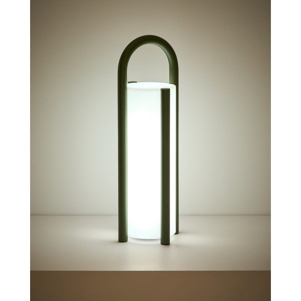 USB LED hordozható kültéri lámpa ø 16 cm Leros – Kave Home-image-4