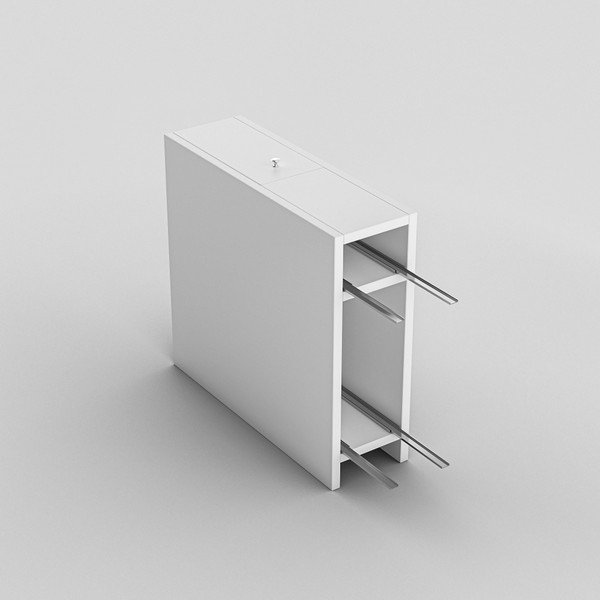 Garetto Calencia White fehér fürdőszobai szekrény-image-4