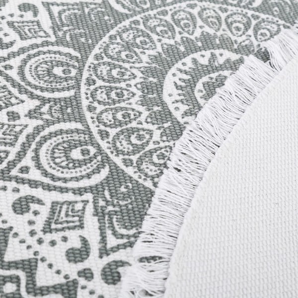 2 darab szürke kerek szőnyeg, ⌀ 90 cm - Unimasa-image-3