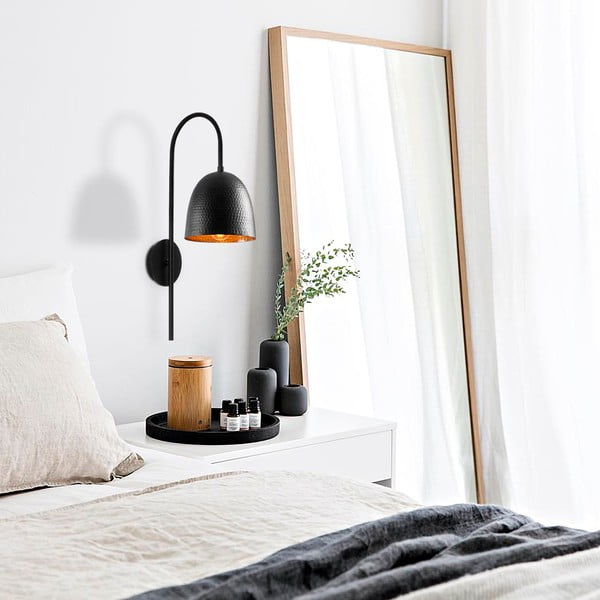 Fekete fali lámpa Tattoo – Opviq lights-image-3