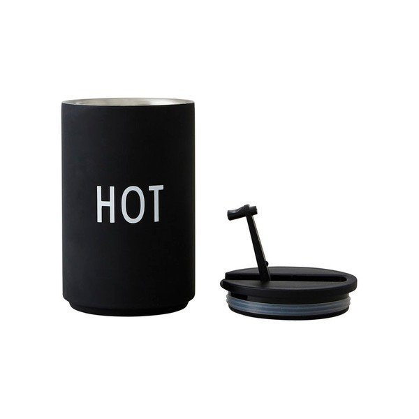 Fekete termobögre 350 ml Hot – Design Letters-image-2