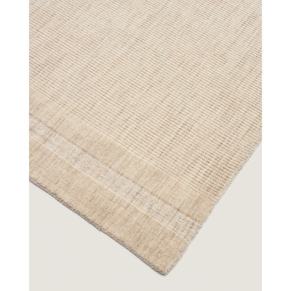 Krémszínű kézi szövésű gyapjú szőnyeg 200x300 cm Dalena – Kave Home-image-3