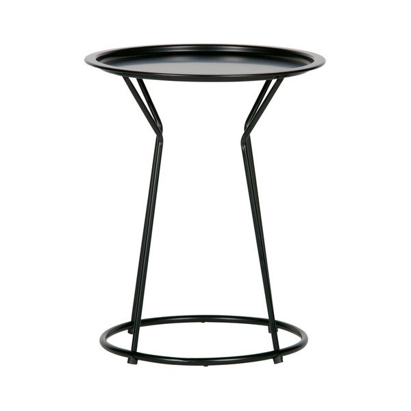 Yana fekete fém dohányzóasztal, ⌀ 41 cm - WOOOD-image-1