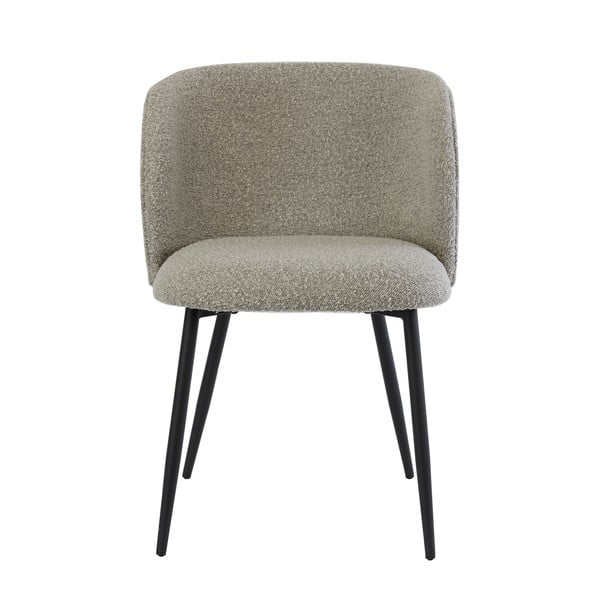 Szürke kárpitozott étkezőfotel Elyna – Light & Living-image-2