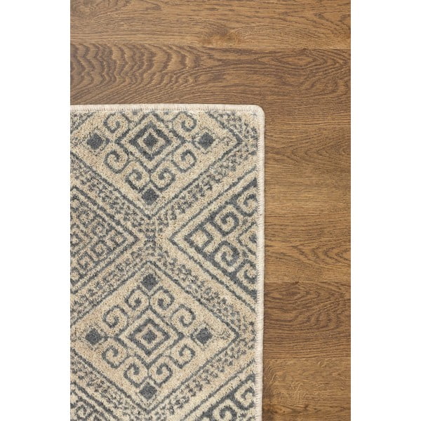 Bézs gyapjú szőnyeg 133x180 cm Decori – Agnella-image-3