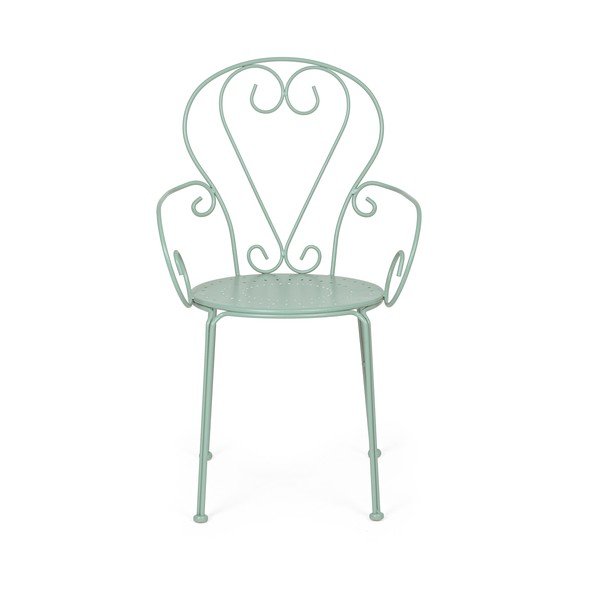 Mentazöld fém kerti szék Etienne – Bizzotto-image-2