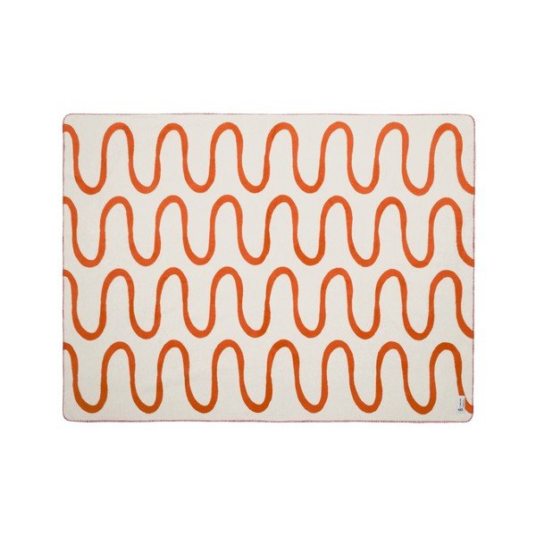 Narancssárga takaró 150x200 cm Swirl – noo.ma-image-4