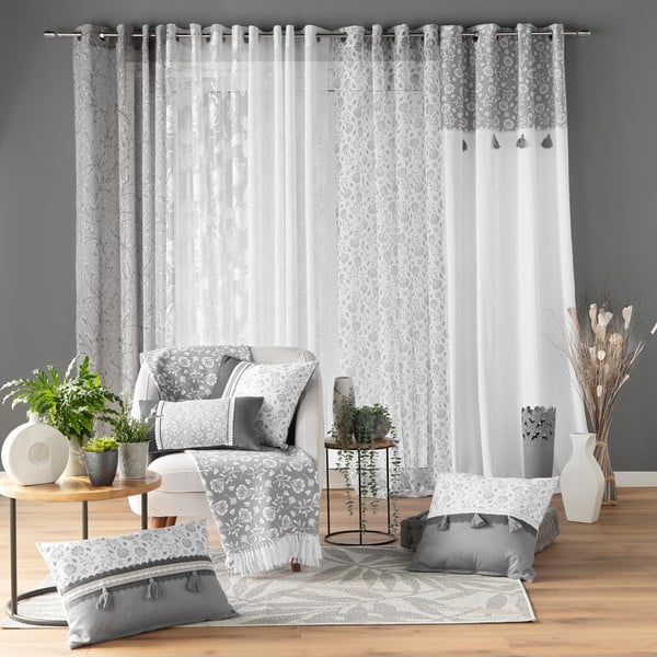 Szürke takaró 125x150 cm Flavie – douceur d'intérieur-image-4