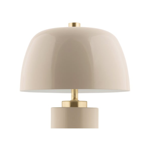 Krémszínű LED dimmelhető asztali lámpa fém búrával (magasság 30 cm) Freya – Leitmotiv-image-3